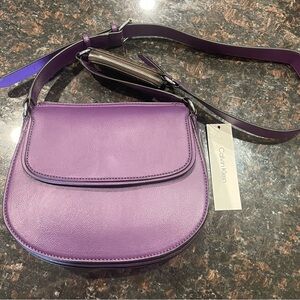 Calvin Klein Purple Crossbody Bag